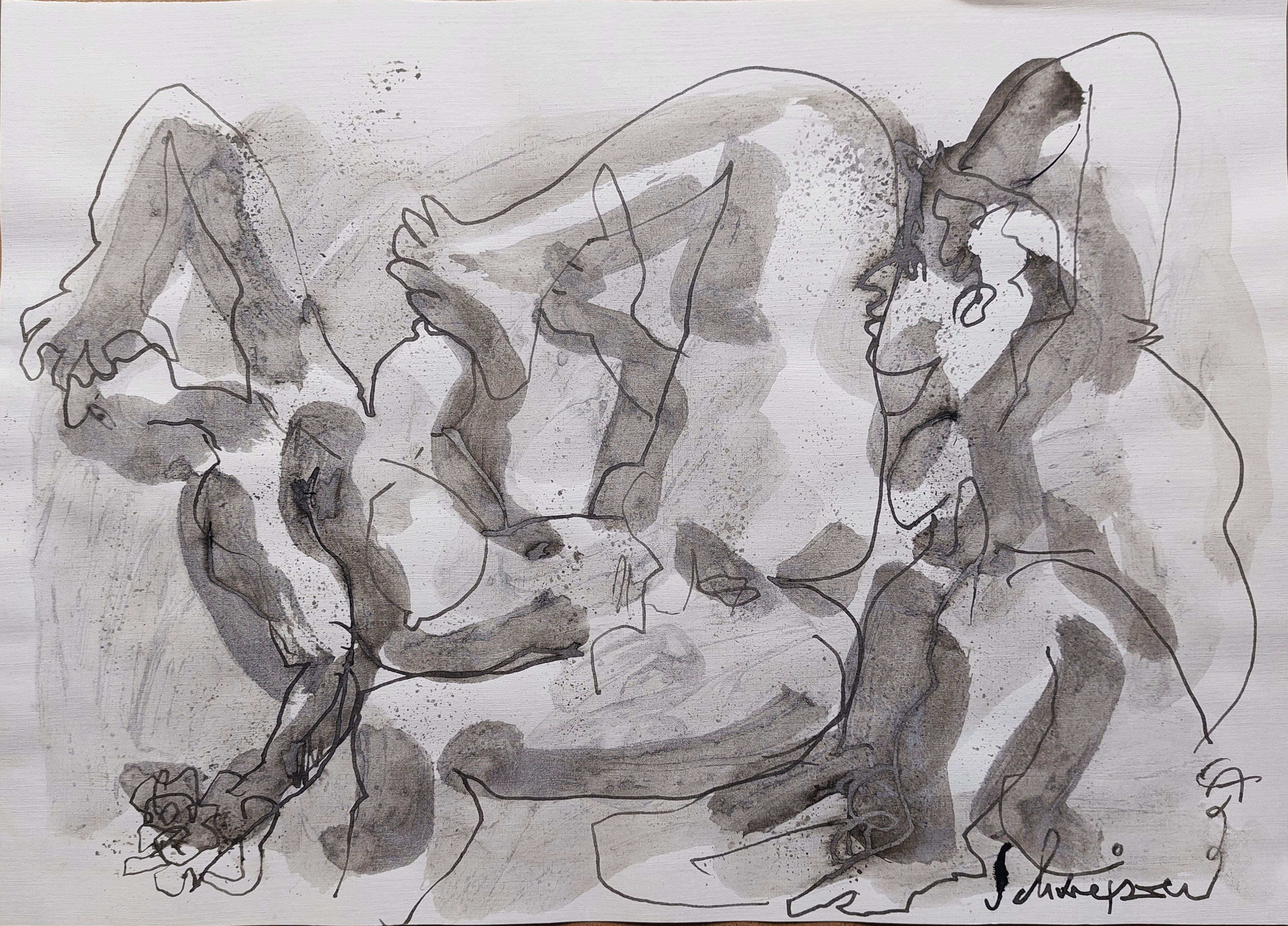 Riccardo Schweizer (1925-2004) — Amanti | Aste Dolomia