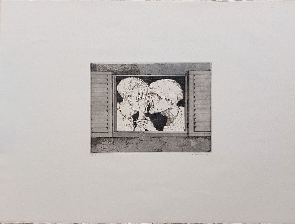 Karl Plattner (1919-1986) — Alla finestra | Aste Dolomia