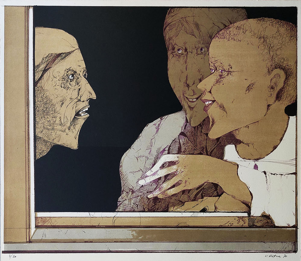 Karl Plattner (1919-1986) — Dialogo a tre | Aste Dolomia
