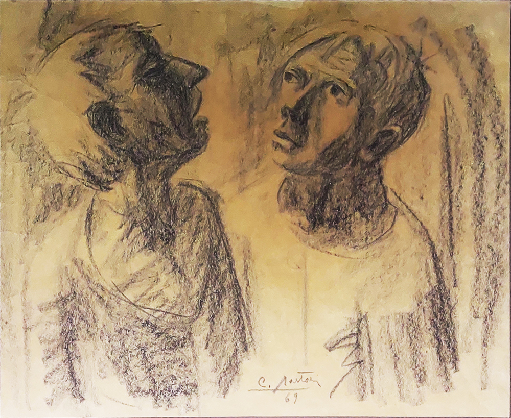 Carlo Sartori (1921-2010) — Due figure | Aste Dolomia