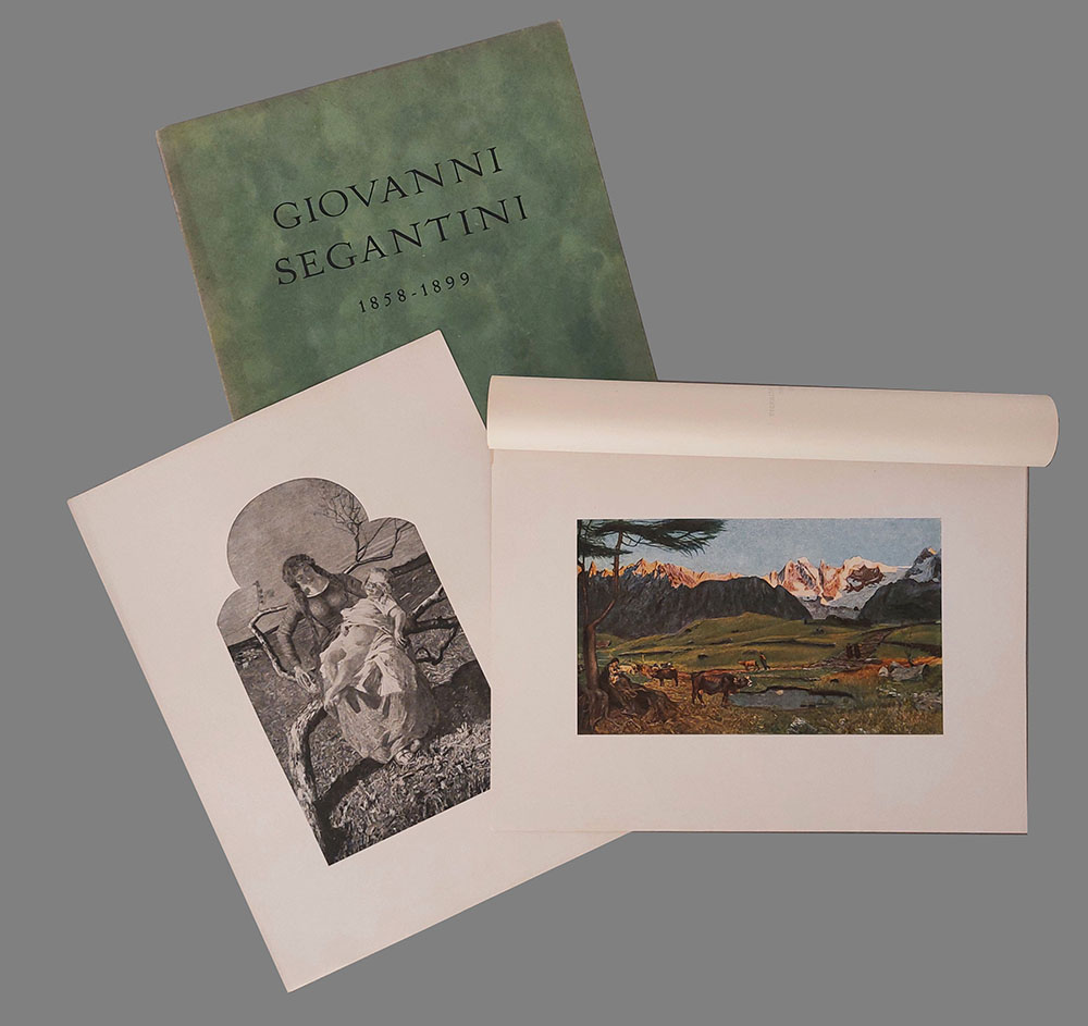 Giovanni Segantini (1858-1899) — 10 callotipie in portfolio riproducenti opere famose dell’artista | Aste Dolomia