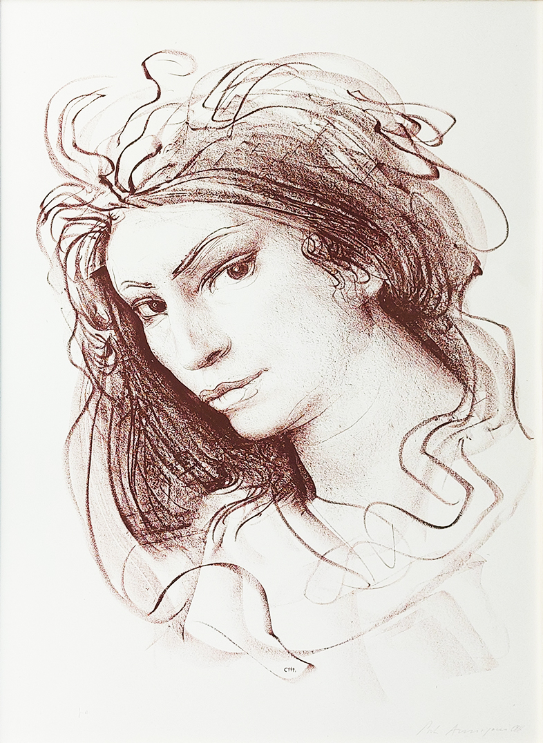 Piero Annigoni (1910-1988) — Ritratto di ragazza | Aste Dolomia