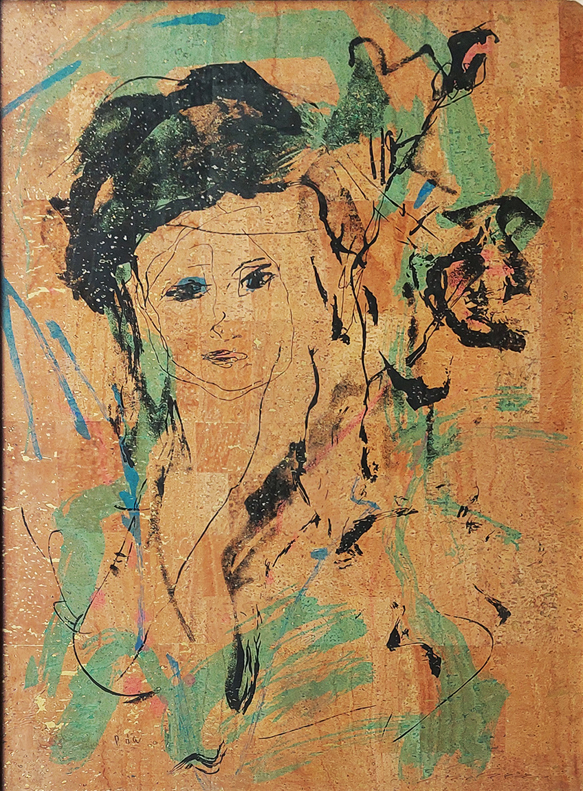 Ernesto Treccani (1920-2009) — Ritratto femminile | Aste Dolomia